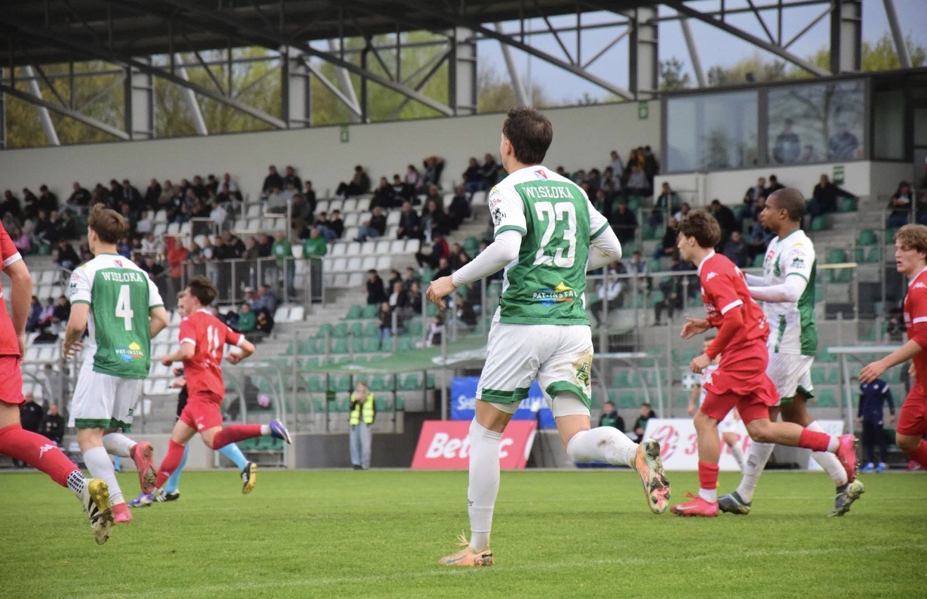 Match action with Wisłoka Dębica