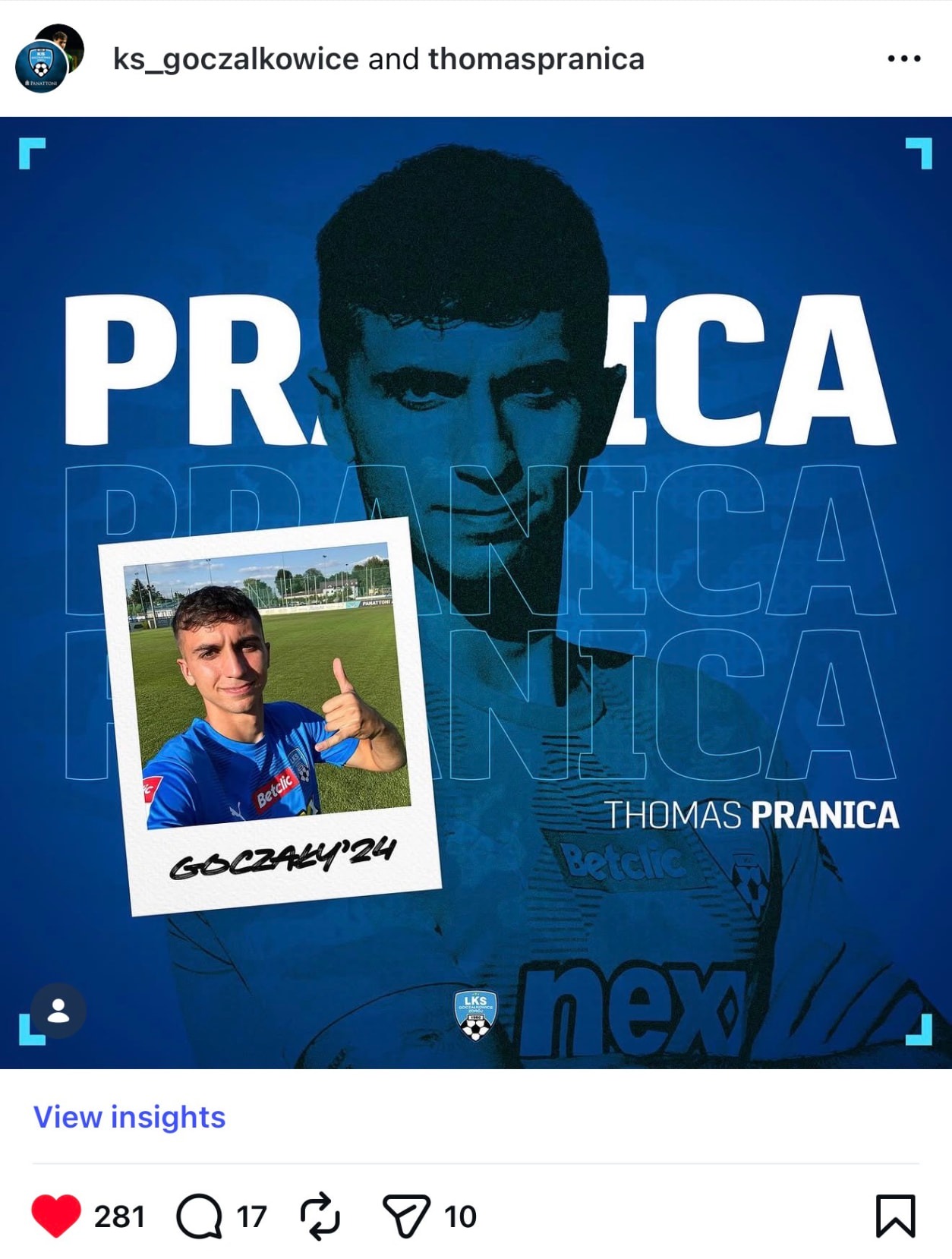 ŁKS Goczałkowice transfer announcement